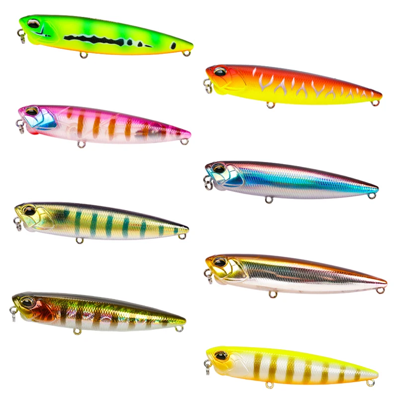 

TSURINOYA 5pcs DW58 Long distance throwing Top water Pencil 110mm20.5g Fishinglure Pencil Articial bait Bass bait Snakehead lure