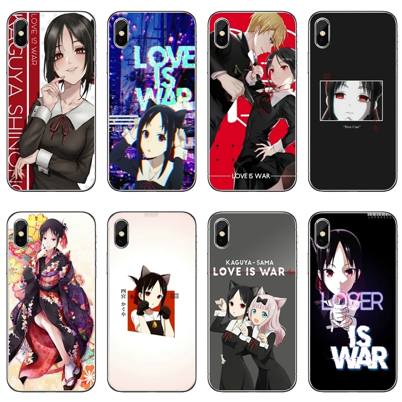 Чехол аниме kaguya Sama для Sony Xperia Z5 C6 L2 XA1 XA2 XZ1 XZ2 compact Premium LG G5 G6 G7 Q6 Q7 Q8 Q9 V30 V20 V10 |