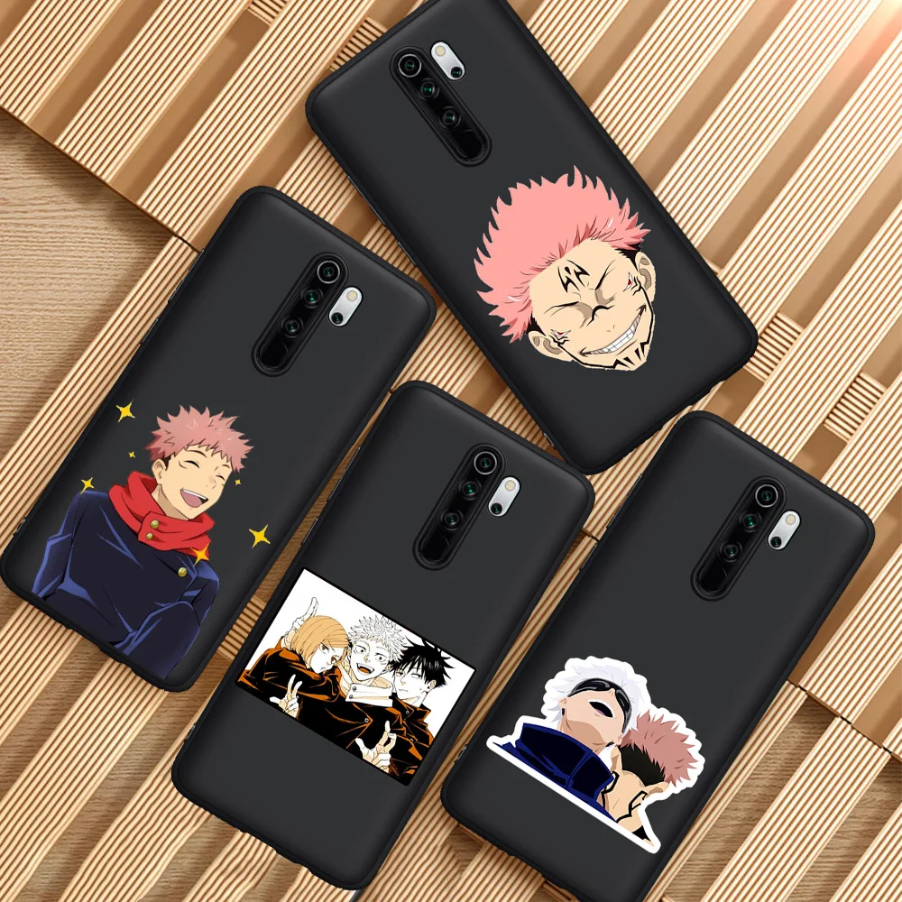 

Anime Jujutsu Kaisen Yuji Itadori Fushiguro Megumi for Xiaomi Mi 9T Redmi Note 5 6 7 8 8T 9 9S K20 K30 9T Pro phone case funda