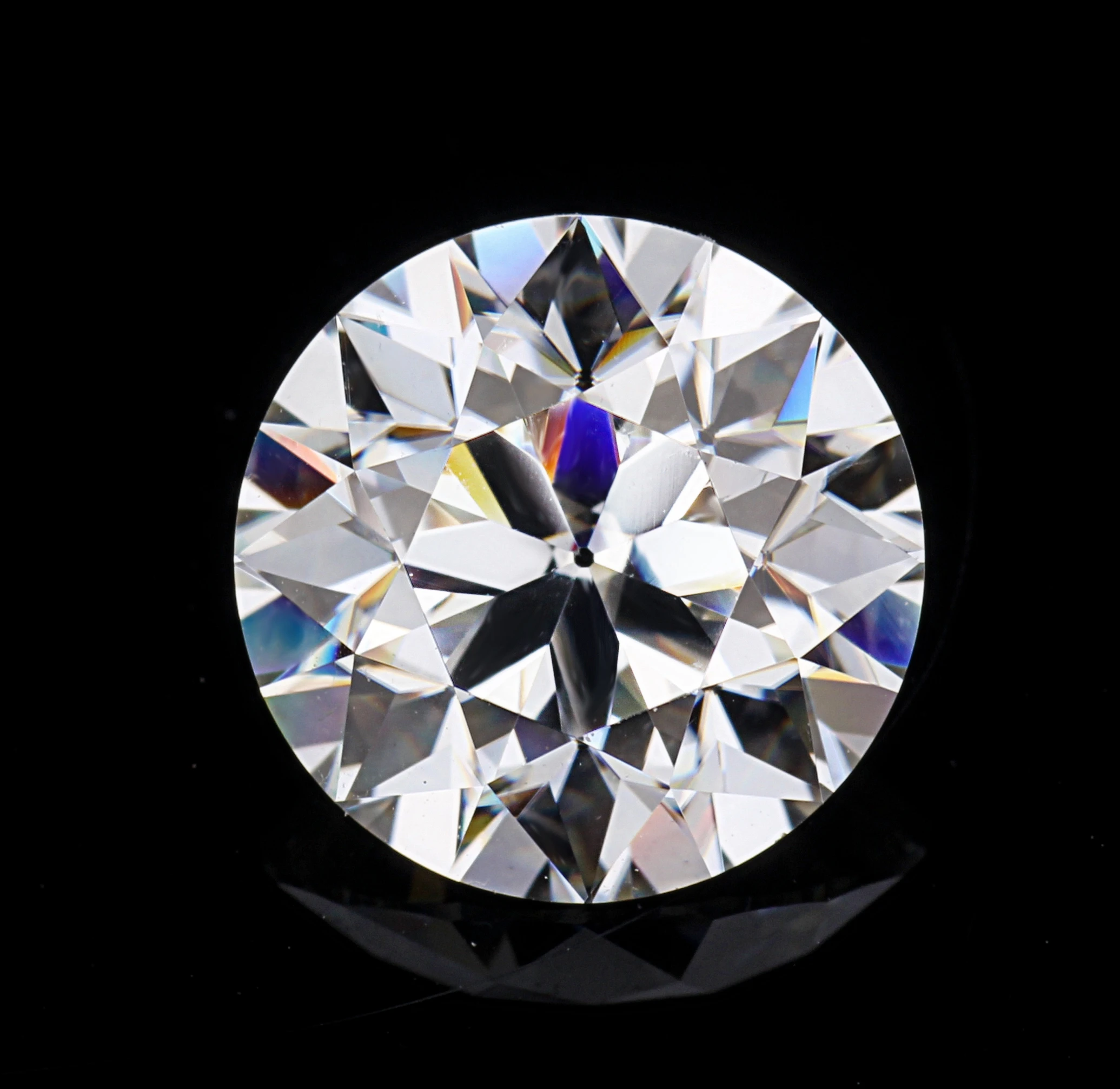 Старый драгоценный камень с муассанитом 10 мм|Стразы и драгоценные камни