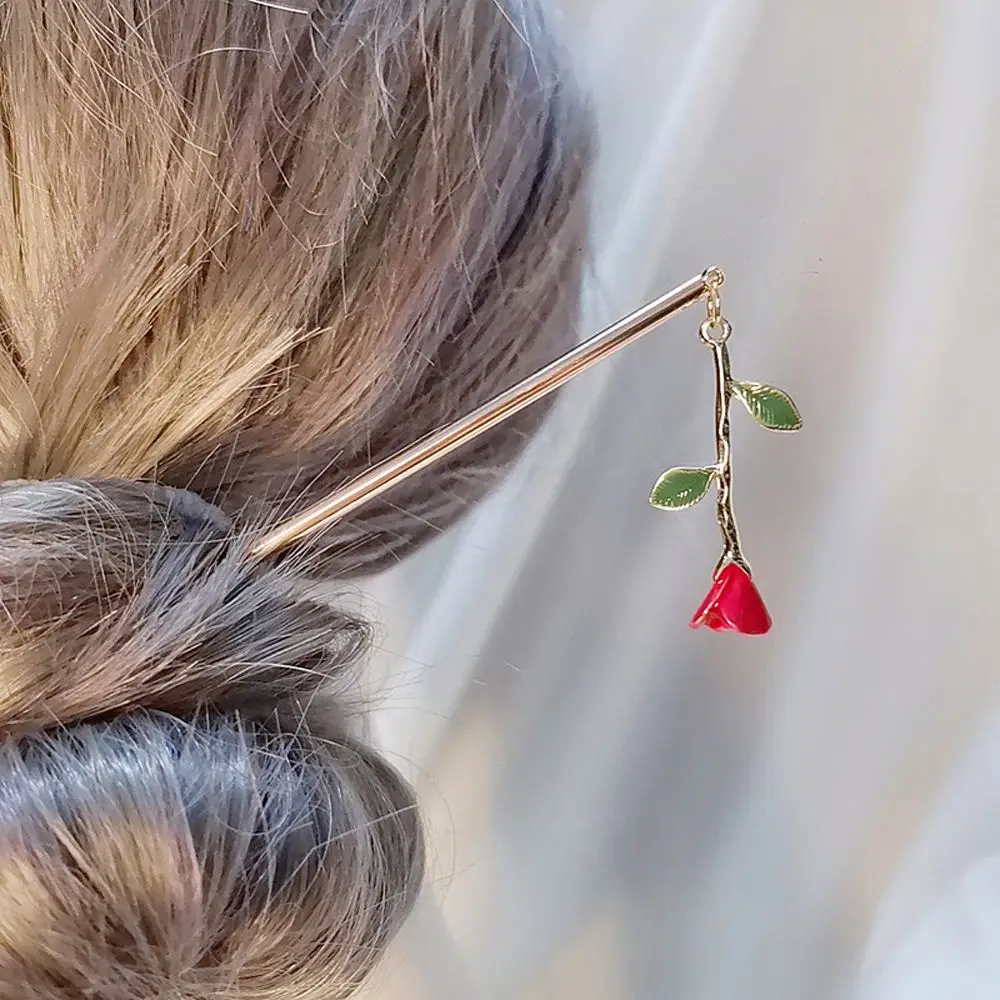 Головной убор прозрачные украшения для невесты в виде клубники женские шпильки