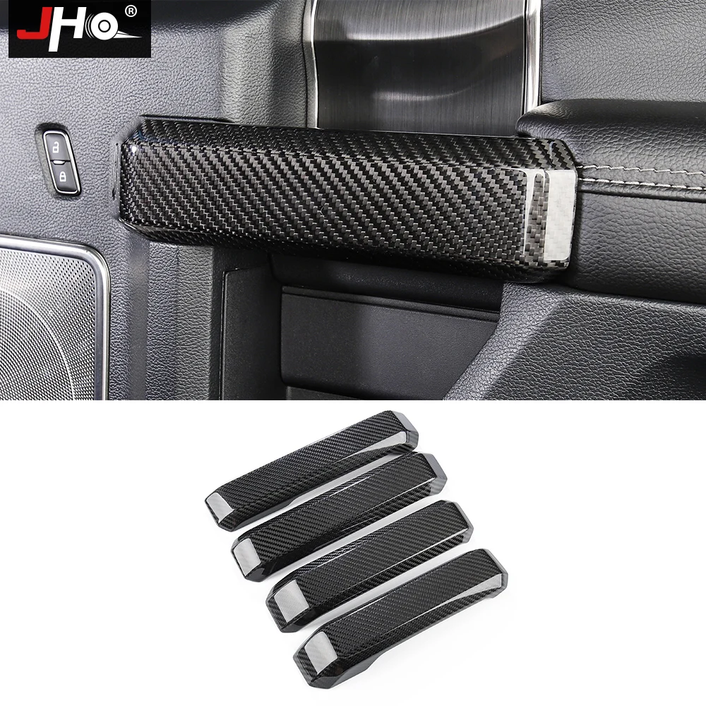 JHO набор для отделки внутренней дверной ручки из натурального углеродного