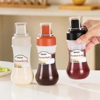 350ml squeeze bottle dust proof cover 5 hole scale condiment bottle salad tomato sauce jam seasoning easy squeeze bottle