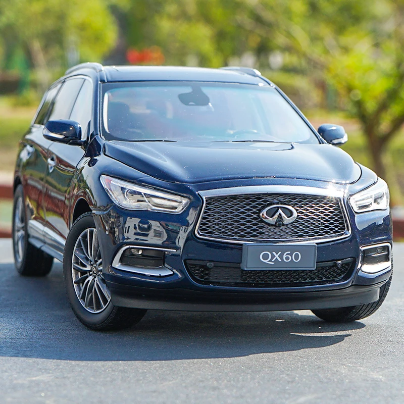 Масштаб 1:18 Infiniti QX60 SUV 2017 металлическая литая модель автомобиля украшение