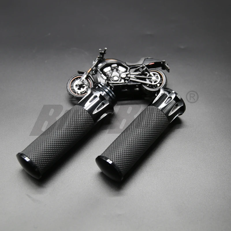 Универсальные черные алюминиевые рукоятки для Мотоциклов Harley Sportster 883 1200 XL VRSC Touring