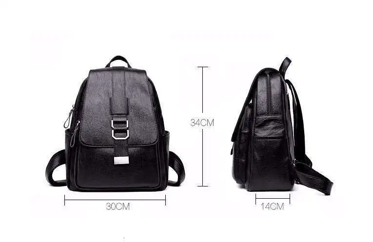 Женские кожаные рюкзаки, высокое качество, Sac A Dos, школьные сумки для девочек, для путешествий, Дамский рюкзак, твердые, большой емкости, рюкзаки для женщин