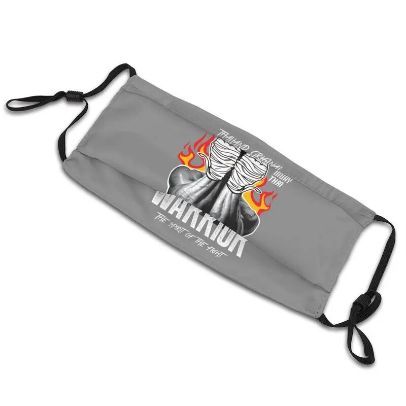 Маска для лица Muay Thai Fighting Warrior унисекс Таиландская Пылезащитная маска защиты от