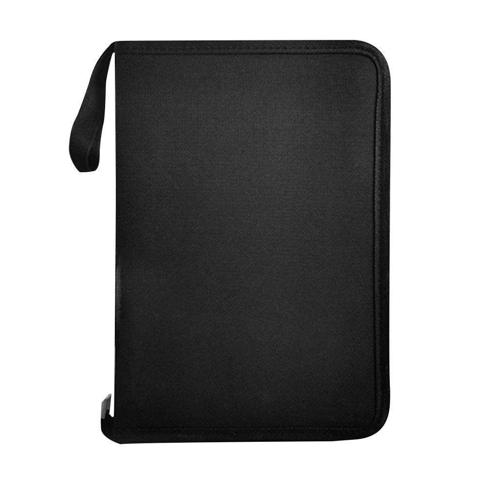

Pencil Case Holder 72 Slots Large Capacity Water Color Pen Case Portable Foldable Pouch Storage Bag Black Sketch Pencil Case