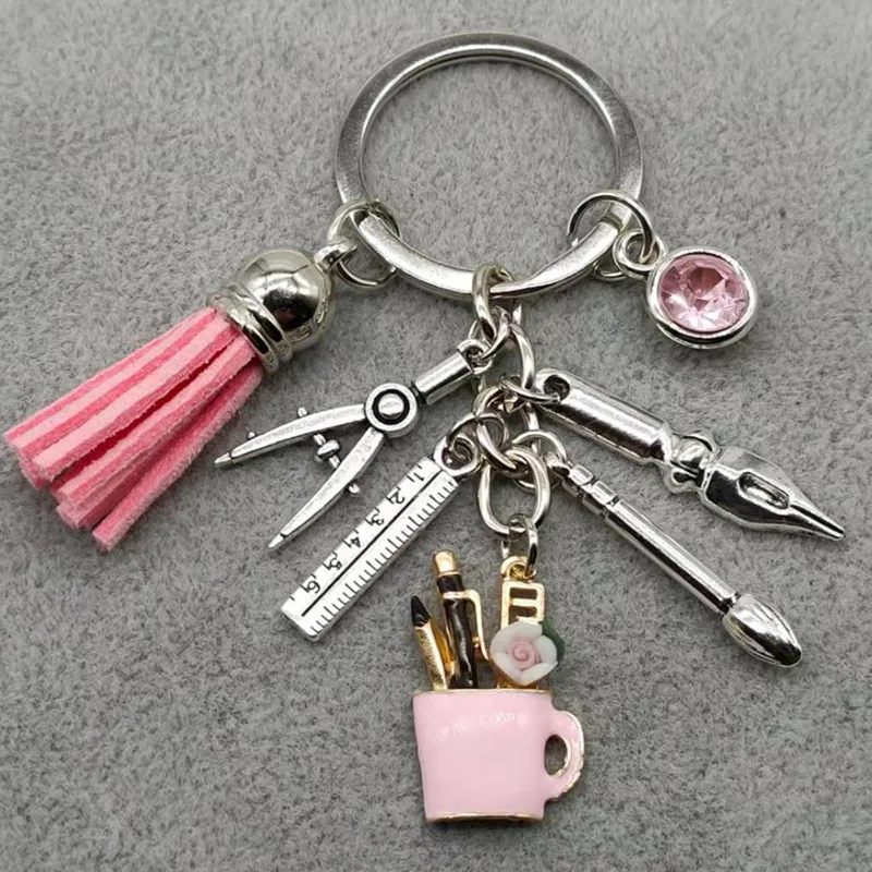 Новый модный держатель для брелок с ручкой ручной работы кисточками Подарочный