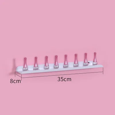 

Fashion Nordic Wall Shelf for Nail Polish Manicure Shop Iron Rack Shelves Organizer Metal Storage Rack Dropshipping