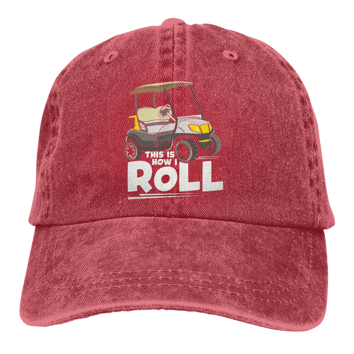 

This Is How I Roll man's woman's Retro Washed Cowboy hat Hip hop caps