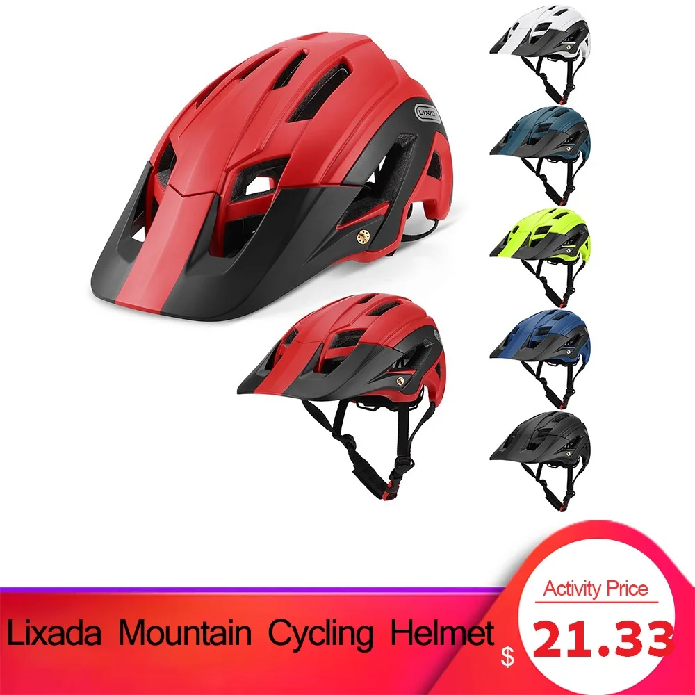 Lixada горный DH велосипедный шлем MTB вниз холм велосипедный шлем сверхлегкий Женский Мужской в форме велосипеда шлем Casco Ciclismo горный