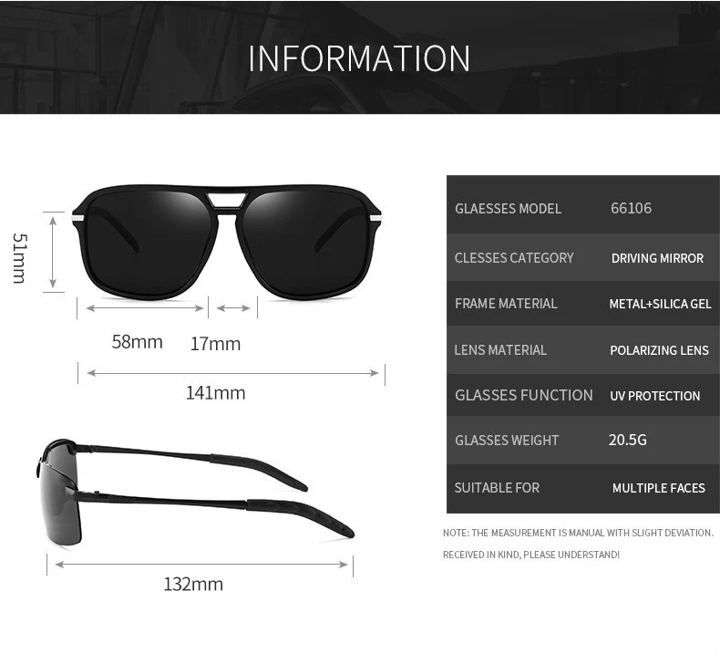 

Brand Sunglasses Unisex Retro Aluminum Sunglasses Polarized Lens Vintage Eyewear Sun Glasses For Men/Women