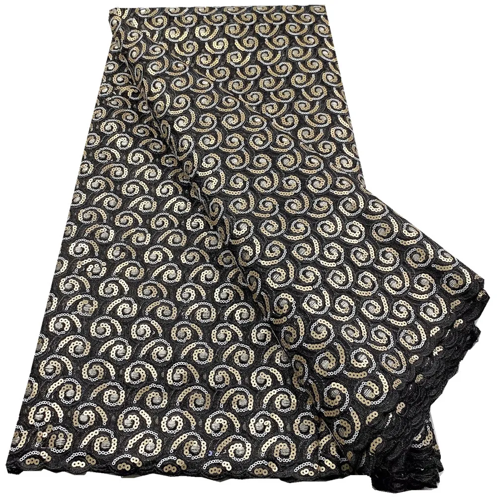 

Африканская французская сетчатая кружевная ткань с блестками 2021, высококачественное Тюлевое Сетчатое кружево для свадебного платья в нигерийском стиле, кружево для женщин