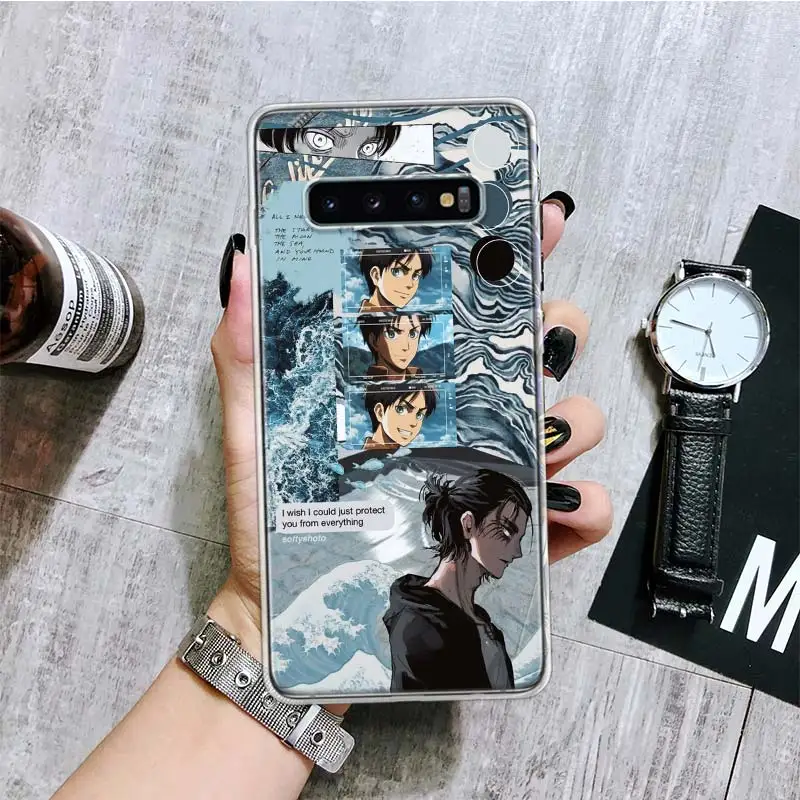 Чехол для телефона с аниме атака на Титанов Эрена Samsung Galaxy S20 FE S10 Plus S21 S22 Ultra S10E S9 S8 S7