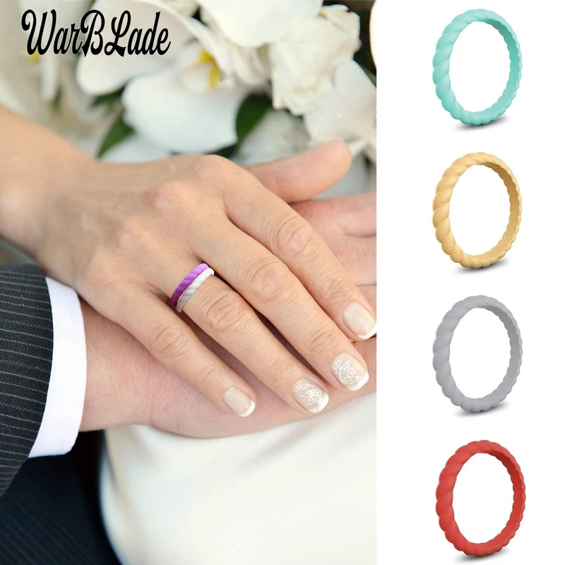 3 мм тонкое плетеное Силиконовое кольцо для спорта на открытом воздухе
