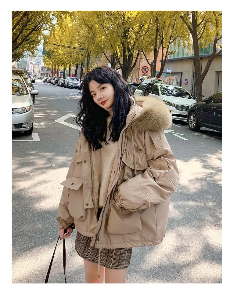 

Korean Version Of Loose Cotton Padded Clothes For Women's Down Jacket