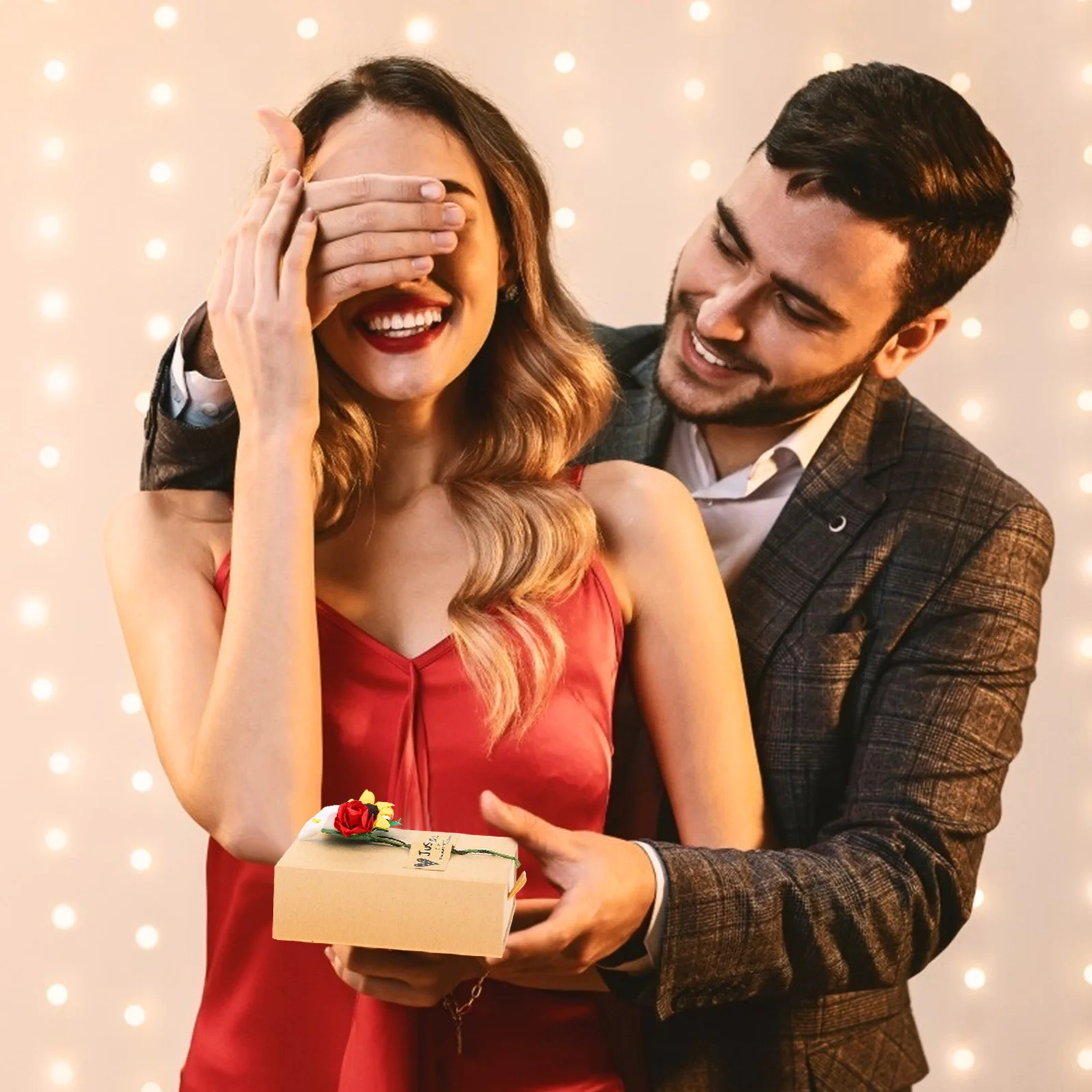 

8 Pieces Jewelry Gift Boxes with 24 Flowers and 10 Stickers Colorful Jewelry Box