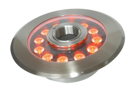 Светодиодный RGB подводный светильник IP68 36 Вт светодиодный фонтан из нержавеющей