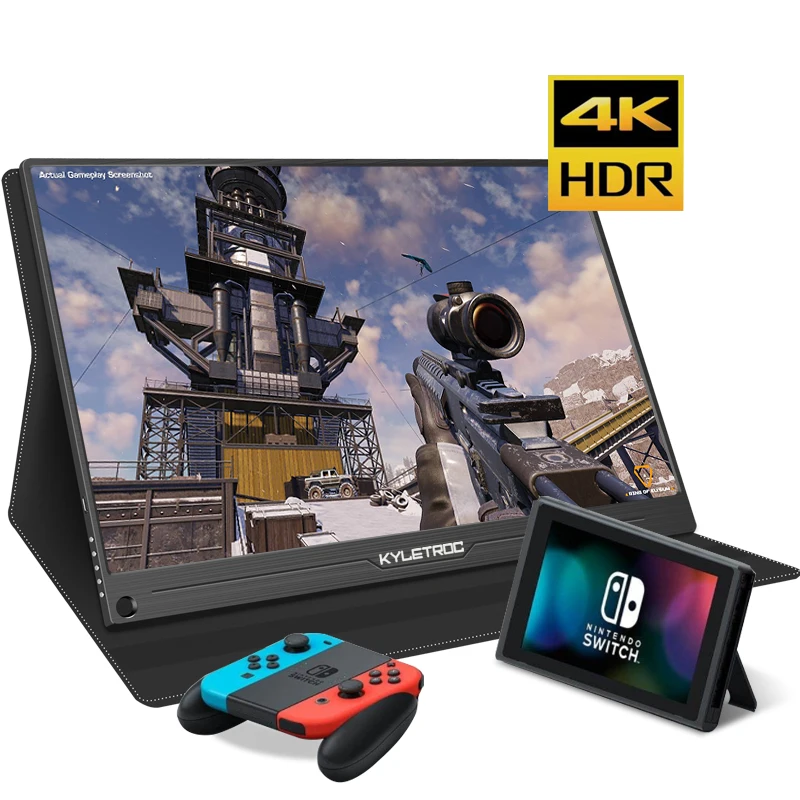 15 6 &quotпортативный монитор ПК 4K HD экран 1080p ips ЖК Дисплей HDMI type C USB для ноутбука