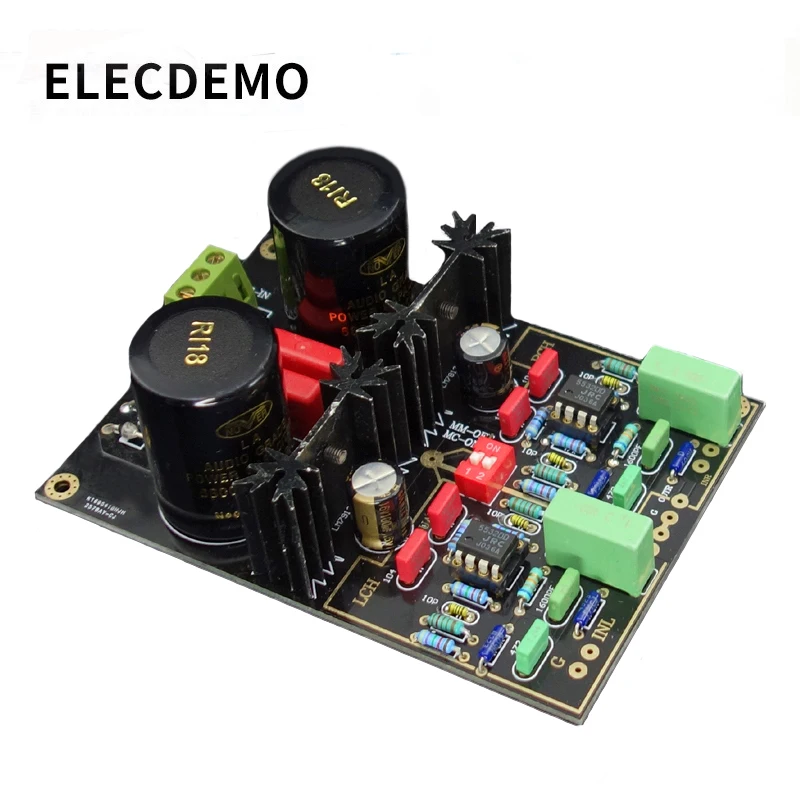 Усилитель для телефонных звонков AC Dual 12 В ~ 20 в NE5532 49720NA DUAL Line Sing Black Vinyl Player MM MC Phono