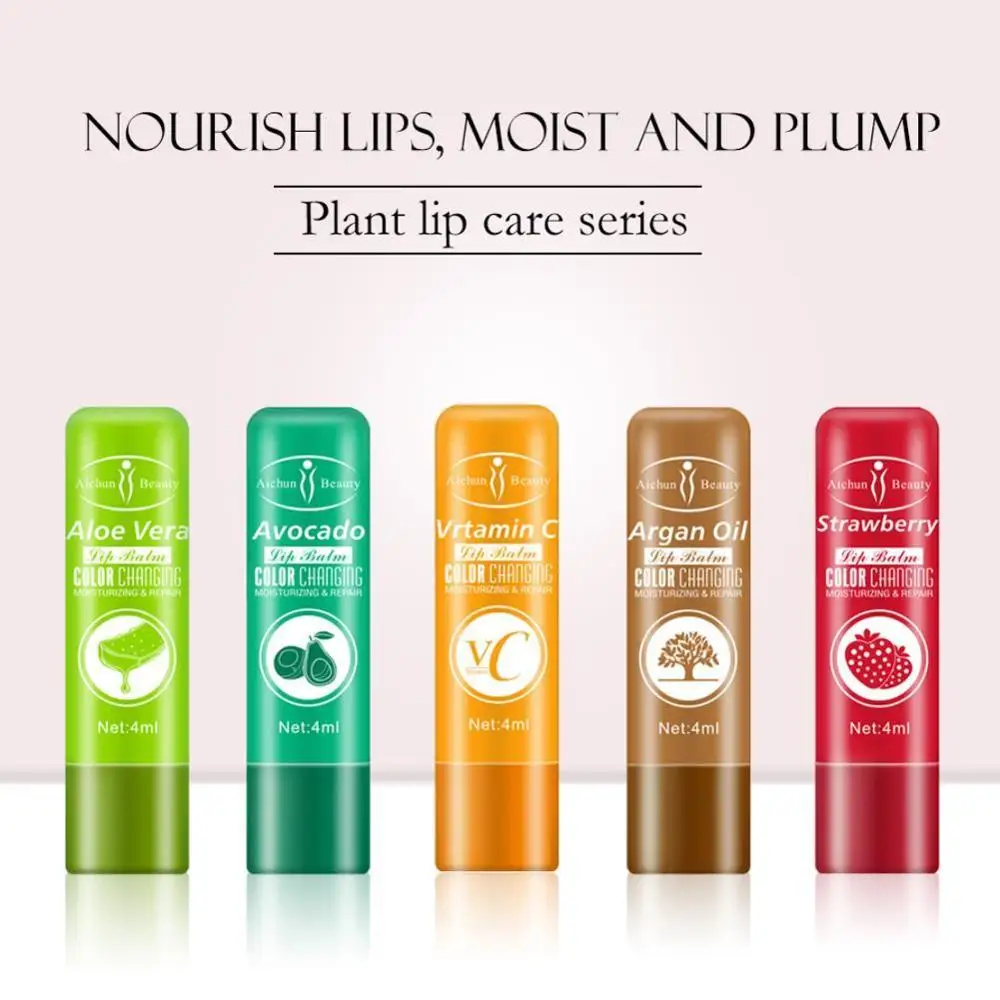 Натуральный Увлажняющий бальзам для губ с алоэ вера бесцветная губная помада