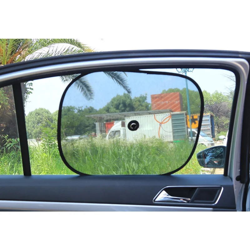 2 шт. черные боковые автомобильные солнцезащитные оттенки задние оконные шторы