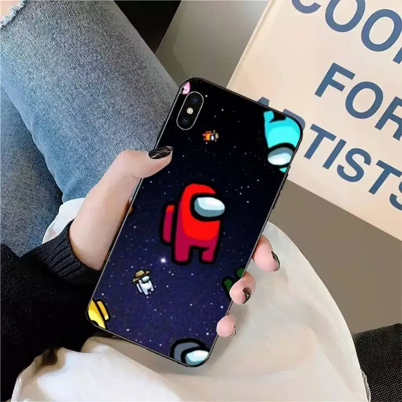 

among us funny game Phone Case for iPhone 11 12 pro XS MAX 8 7 6 6S Plus X 5S SE 2020 XR mini