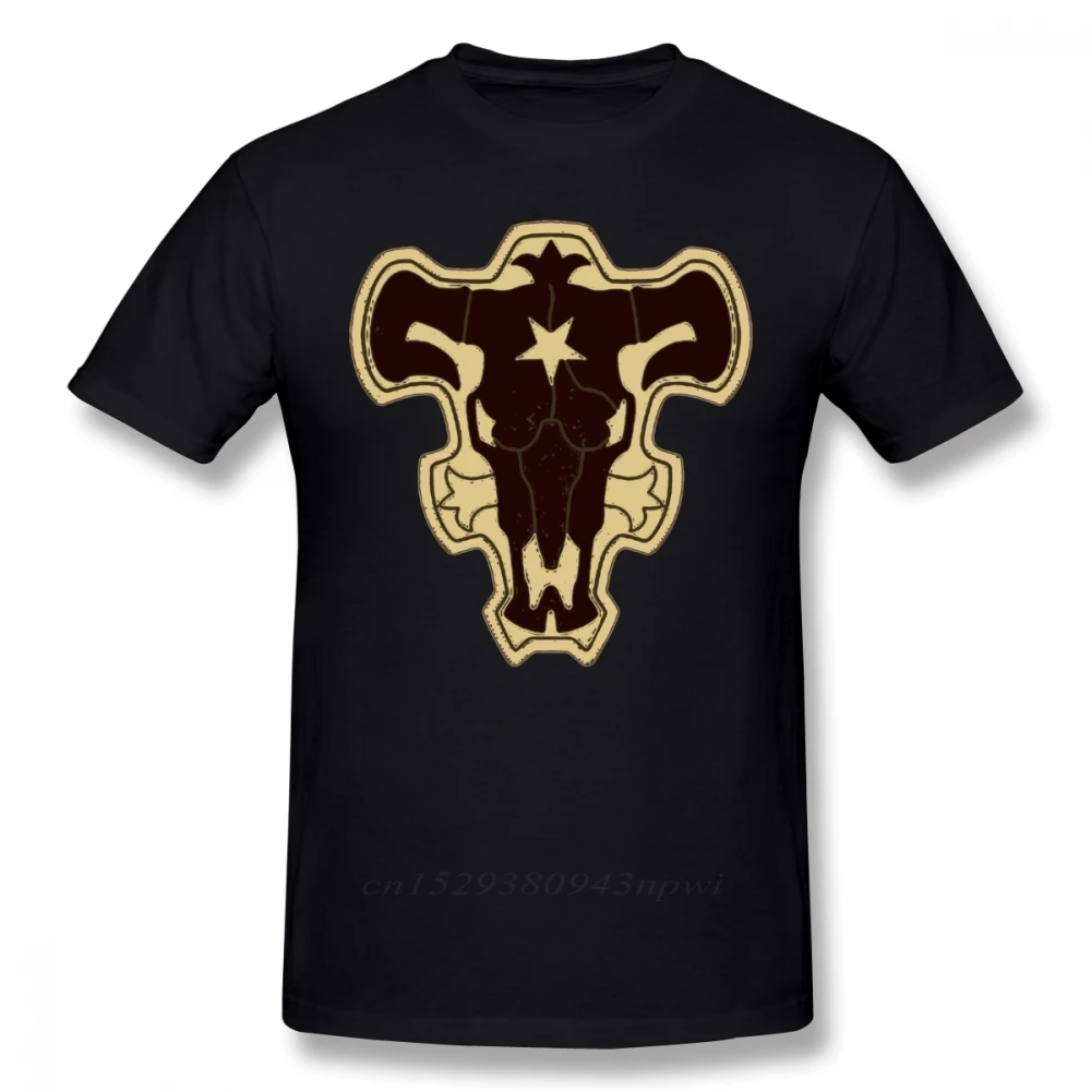 

Black Clover T Shirt Black Bull Squad Black Clover T-Shirt Classic Plus size Tee Shirt Short Sleeves Cotton Printed Funny Tshirt