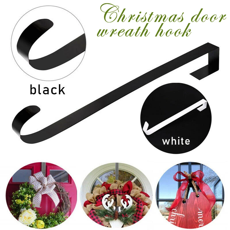 Рождественский венок дверная вешалка крепкий металлический крючок