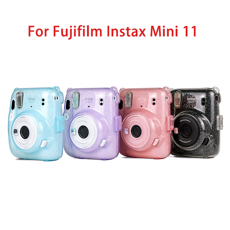 PC Case For Fujifilm Instax Mini 11 Camera Accessory Artist Oil Paint Instant Shoulder Bag Protector Cover Pouch | Электроника