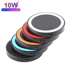 Круглый Мини карманный Qi беспроводной зарядный коврик для iPhone5 5S 6 6S 7 8 11 12 беспроводной приемник для Xiaomi Ulefone Doogee Samsung