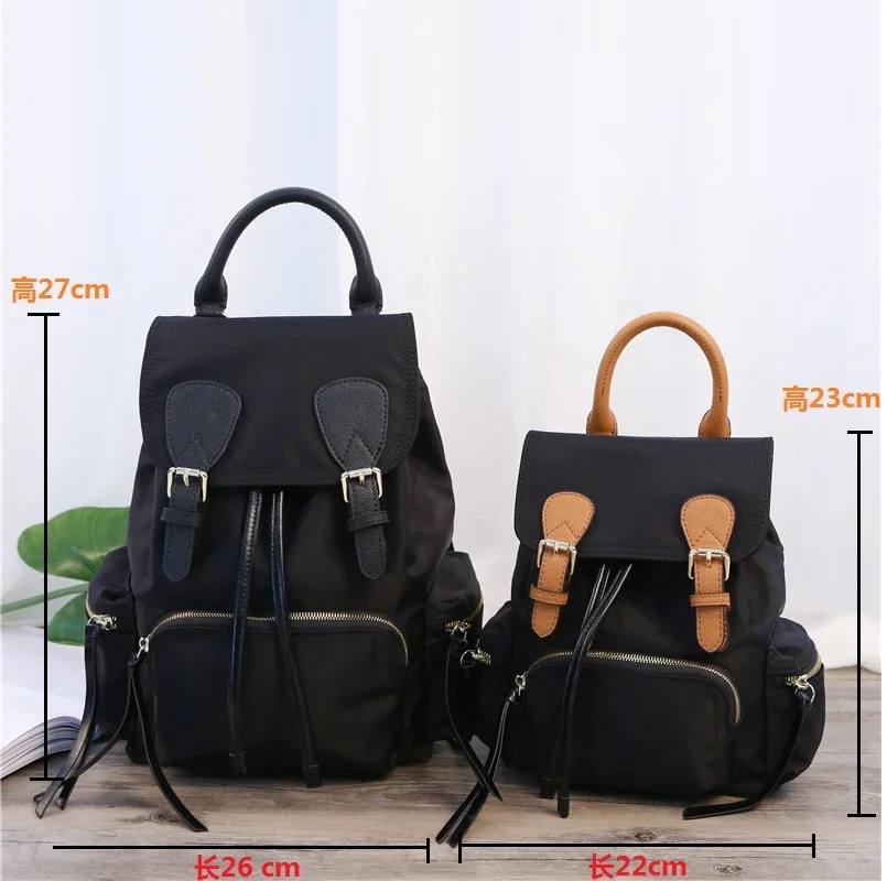 Fashiom Women Backpack Brand Designer Nylon Backpack England Style School Travel Bags Backpack