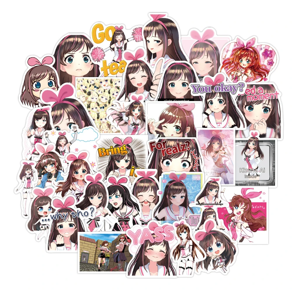 

10 / 30 / 50pcs Popular Animation Cartoon Trip Love Graffiti Decoration Waterproof Sticker Wholesale