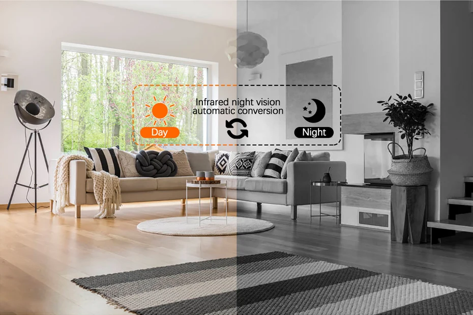 Techege 1080P wifi ip-камера HD 2.0MP аудио запись wifi камера ночного видения TF слот для карты Беспроводная Проводная камера видеонаблюдения P2P Onvif