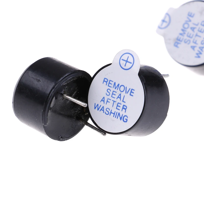 

5PCS 5V Active Buzzer Electronic Diy Kit Magnetic Long Continous Beep Tone Alarm Ringer 12MM