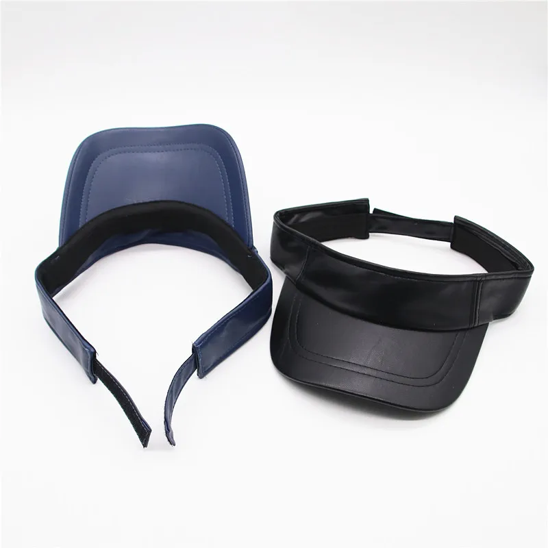 Летний стиль экокожа (полиуретан) плотная солнцезащитный козырек шапка