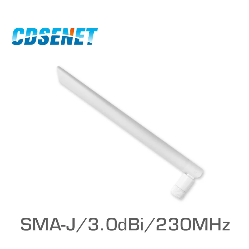 

2pc/lot Omnidirectional Whip Wifi Antenna Flexible 230MHz SMA Male High Gain 3.0dBi 230M Whip Omni Antenna CDSENET TX230-JKD-20