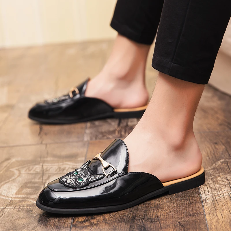 Туфли мужские из лакированной кожи роскошные брендовые дизайнерские
