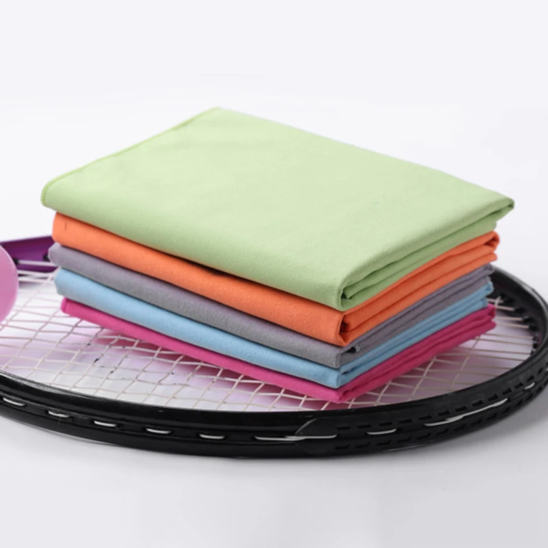 Новое быстросохнущее полотенце легкое компактное спортивное для занятий йогой и