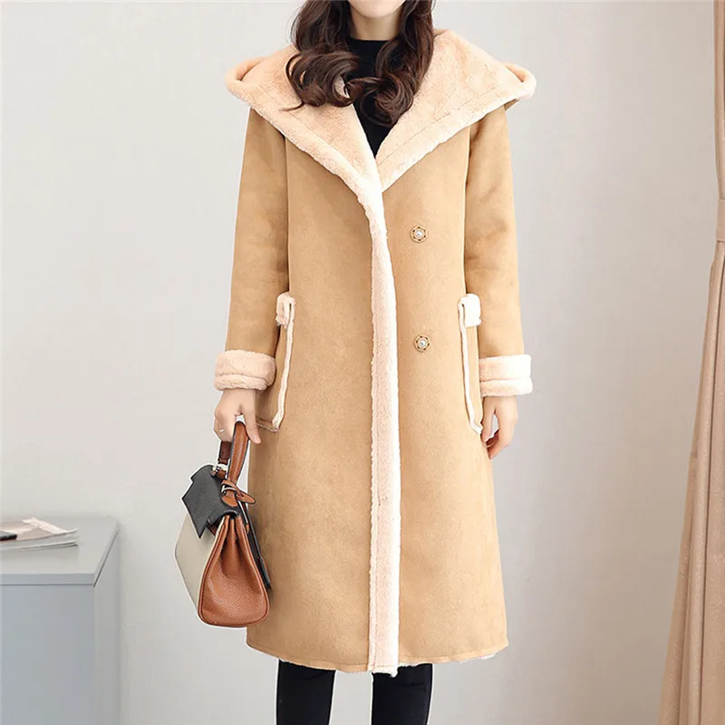Женское длинное шерстяное пальто элегантное Смешанное облегающее женское