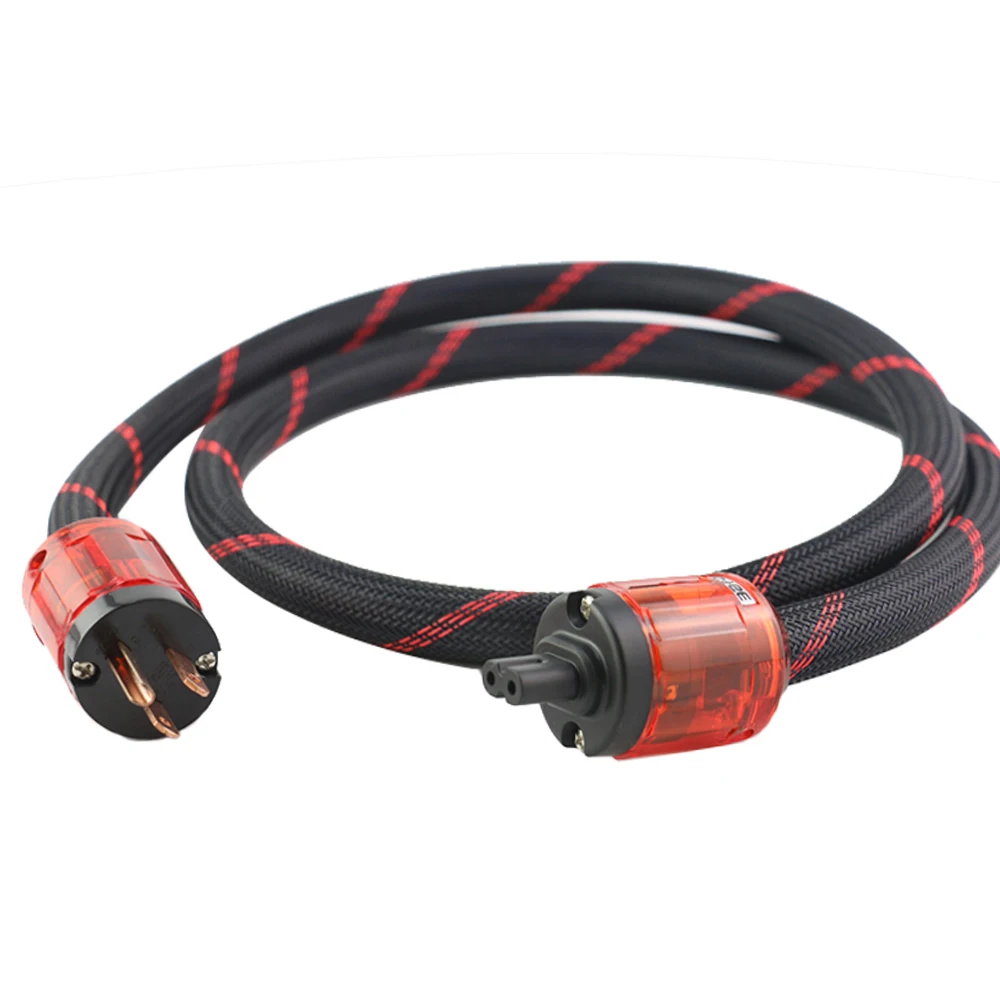 Медный шнур питания американского стандарта с рисунком 8 гнездовой разъем IEC