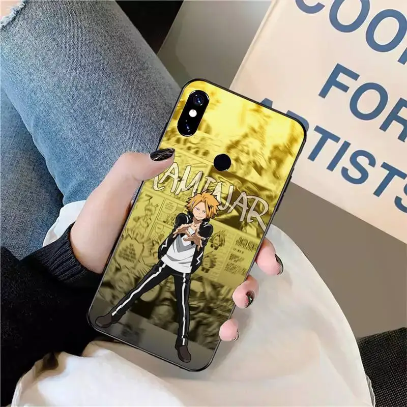 

My hero academia Denki Kaminari anime Phone Case For Xiaomi Redmi note 7 8 9 t max3 s 10 pro lite coque funda shell cover