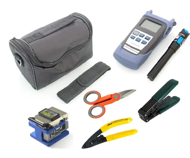 

Волоконно-оптический измеритель мощности Визуальный дефектоскоп Волоконно-Оптический FTTH наборы инструментов