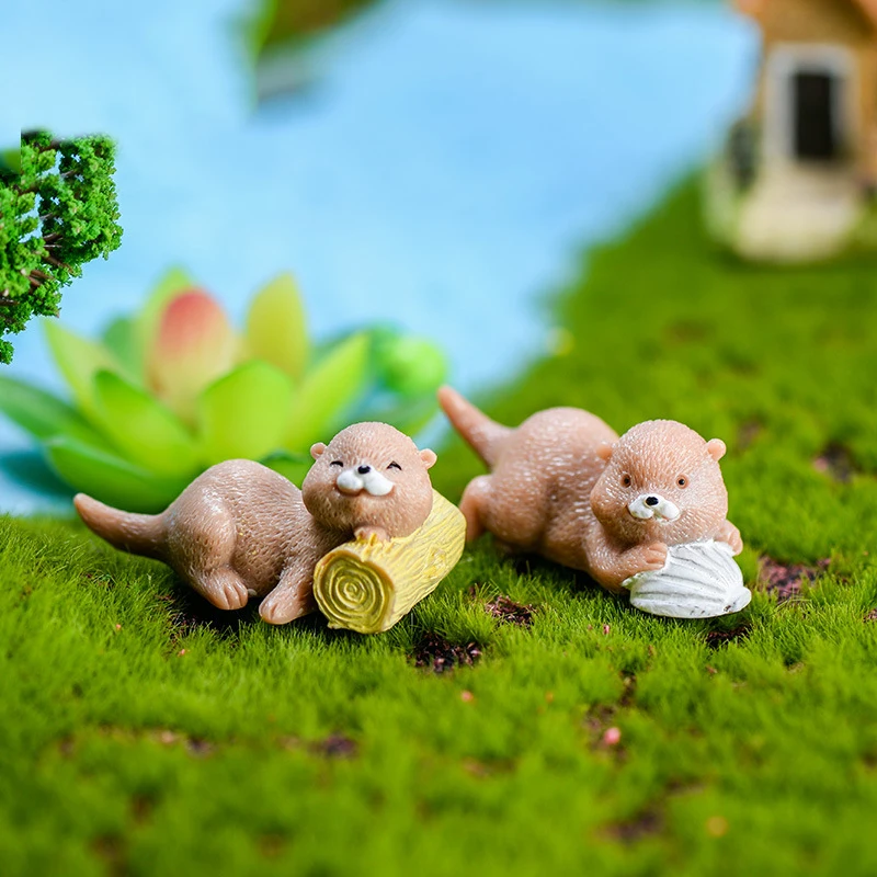 Миниатюрная фигурка ленивой воды сказочное украшение для мини сада дома офиса