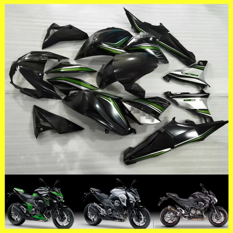 Зеленый Мотоцикл обтекатель яркий черный аксессуары Подходит для Kawasaki z800 2013 задний хвост - Цвет: Зеленый