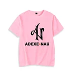 Футболки Adexe  Nau с принтом для мальчиков и девочек, летняя футболка, стиль граффити для отдыха, для мужчин и женщин, Повседневная футболка для кемпинга, детская одежда