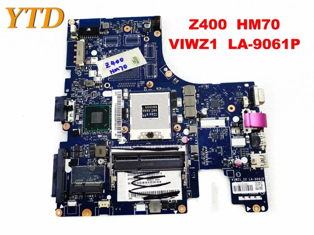 Оригинальный Для Lenovo Z400 Материнская плата ноутбука HM70 VIWZ1 LA 9061P испытанное