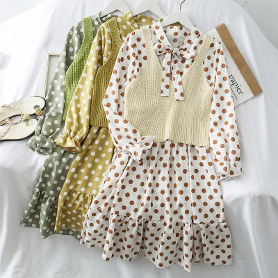 Mooirue весенний спортивный костюм для женщин лук с длинным рукавом Повседневное