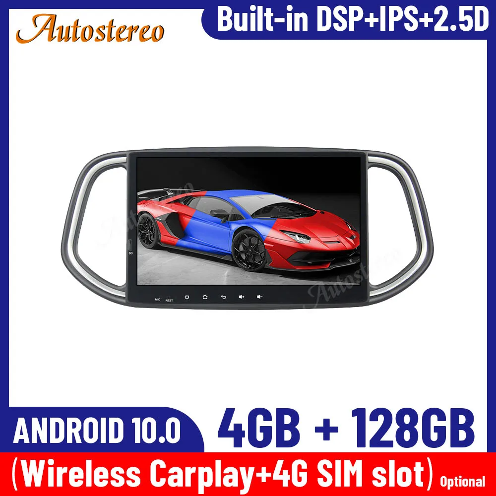 

Автомобильный GPS-навигатор Android10 4 + 128G для KIA KX3 2014-2017, мультимедийный плеер, автомобильное радио, стереомагнитофон, головное устройство, IPS ...